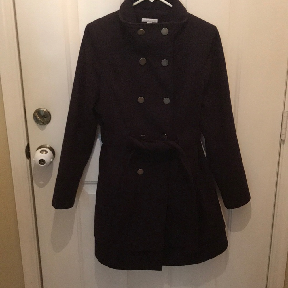 New York & Company-Purple Winter Coat-M